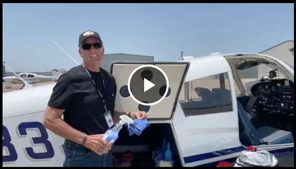 post flight cleanup frame